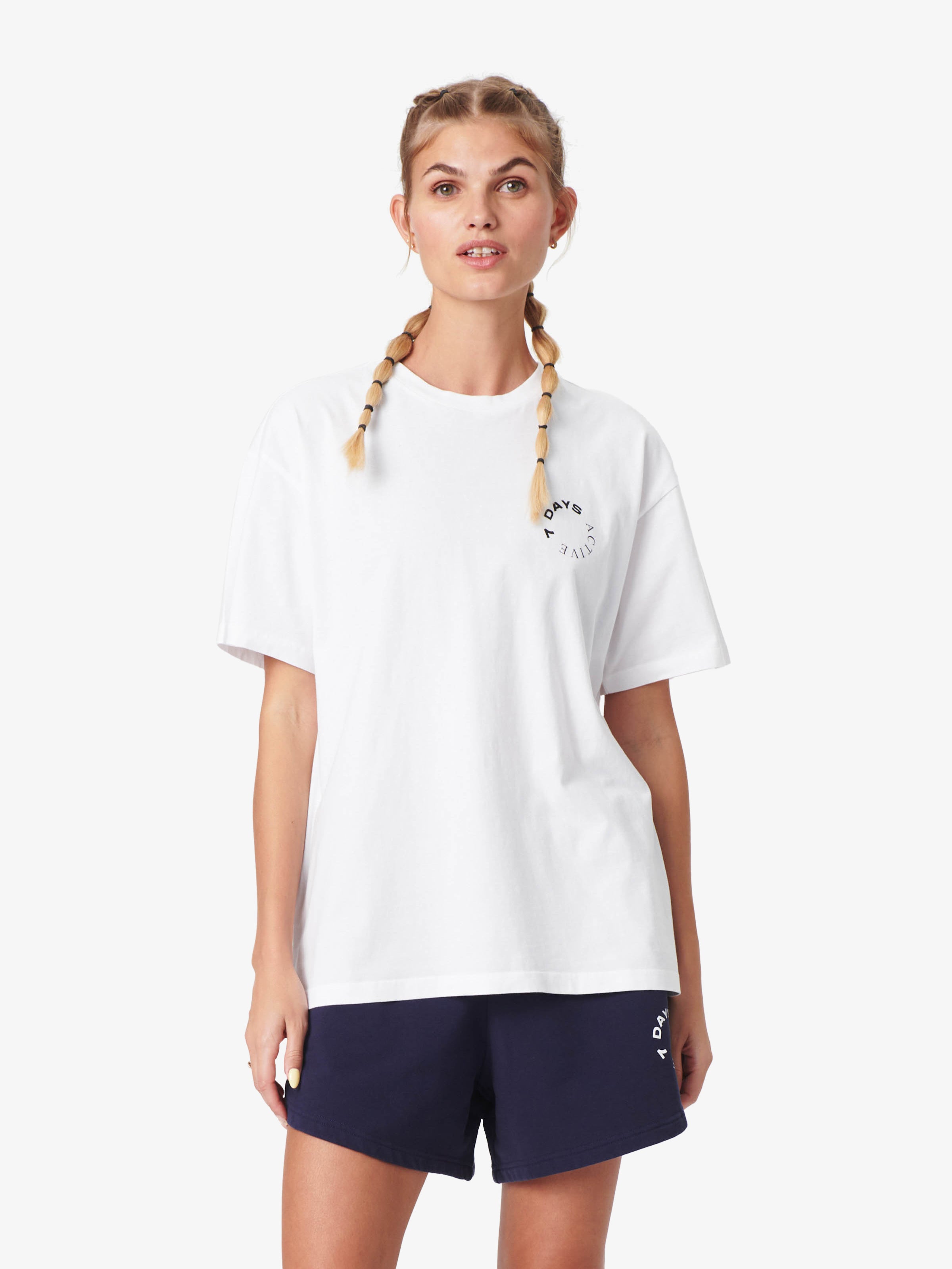 Organic Logo t-shirt - hvid